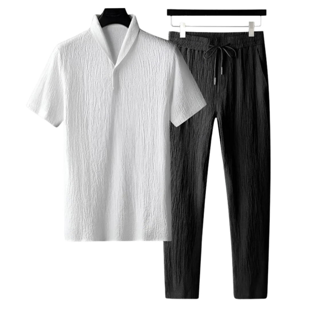 Set Polo e Pantalone in cotone