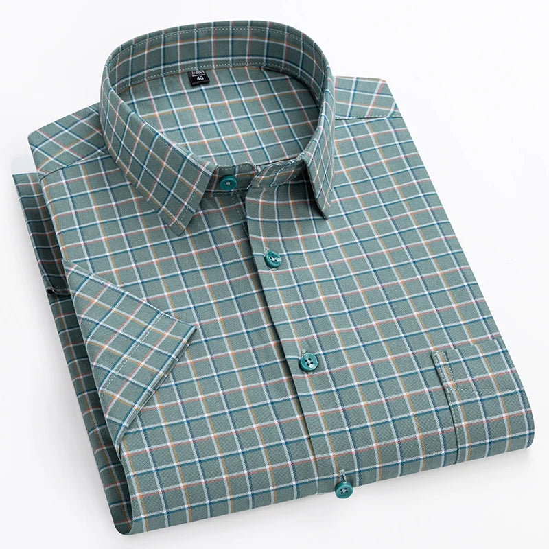 Klyne - Camicia in cotone a maniche corte