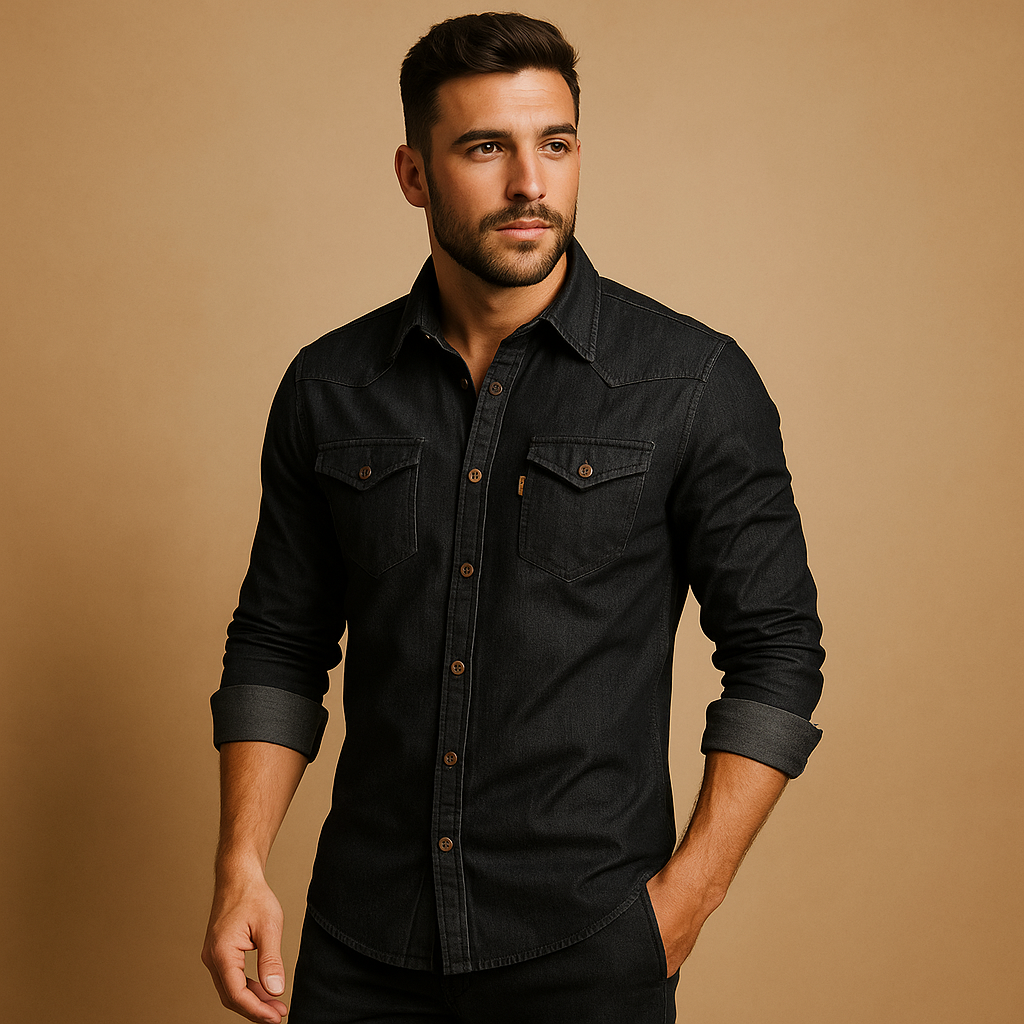 Camicia casual con maglie lunghe per uomini e donne | Guillem