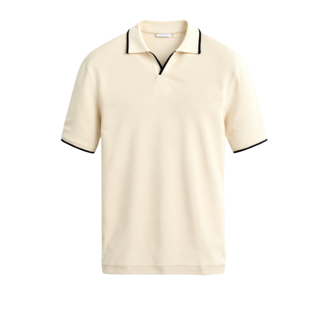 Klyne Contrast Slim Fitted Polo
