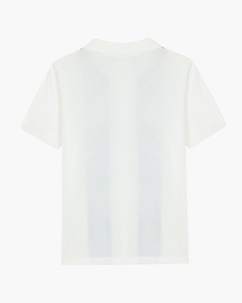 Premium gebreide polo
