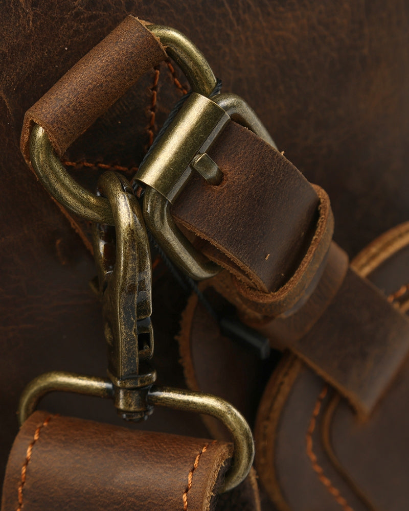 Montague Lederen Duffel