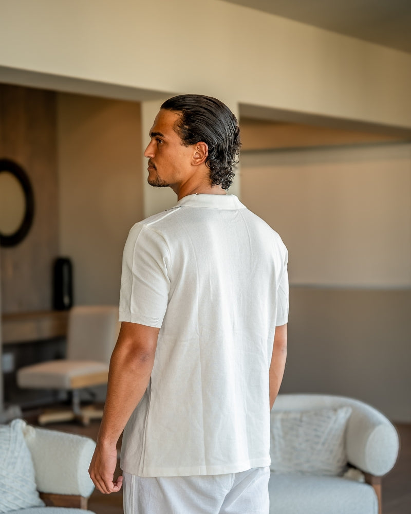 Premium gebreide polo