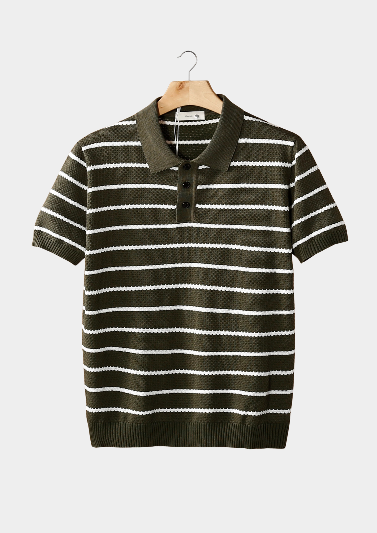 Klyne getextureerde Button Polo