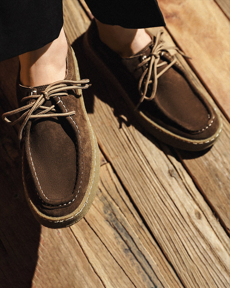 Sapatos de camurça premium para a cidade