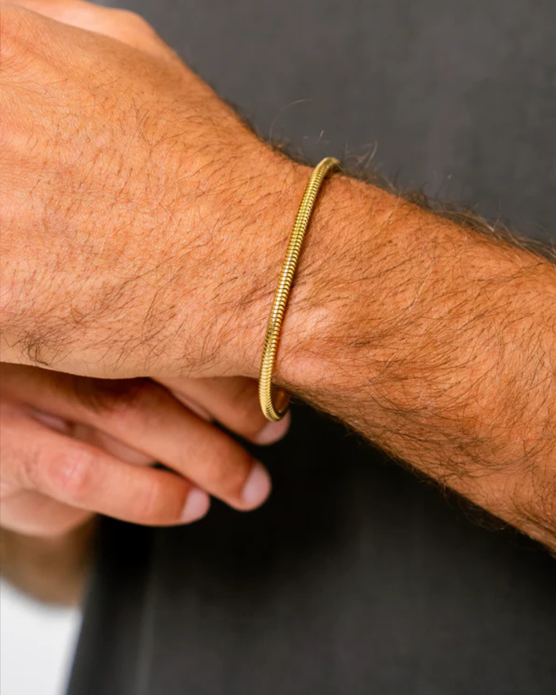 Pulseira de corrente de cobra - Ouro