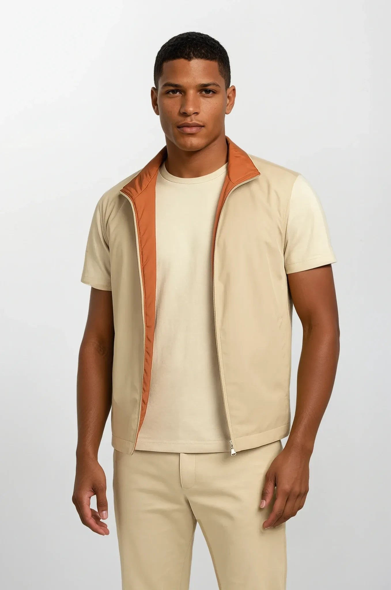 Camisola Ovaro Tweezijdig - Bege