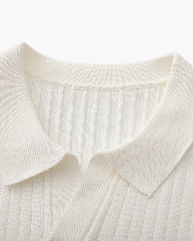Polo com nervuras Premium
