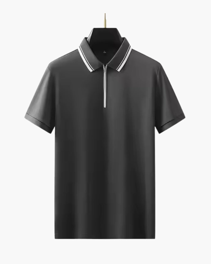 Polo com fecho de correr Premium