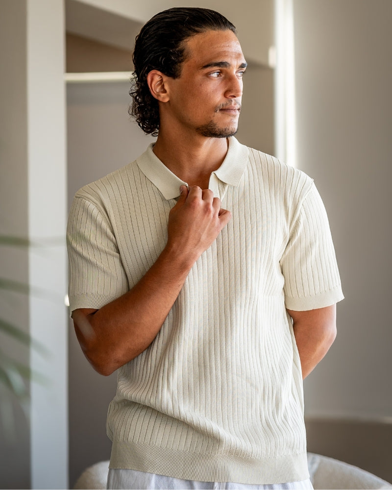 Polo com nervuras Premium