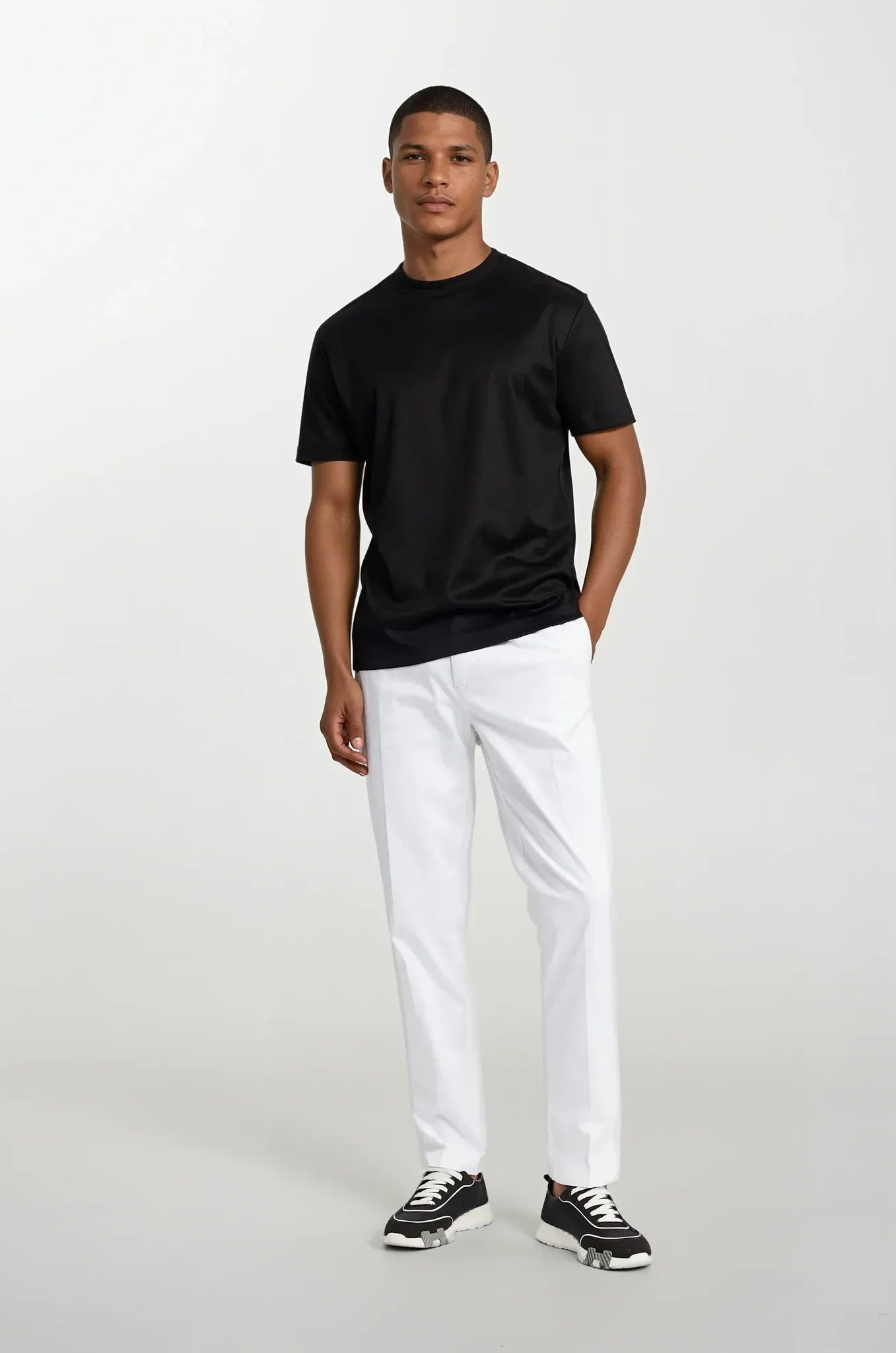 T-shirt Noir Luxe