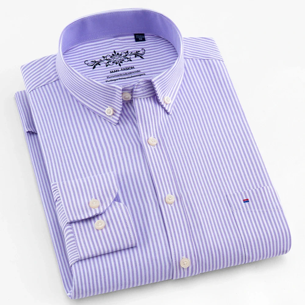 Klyne - Camisa elegante de algodão