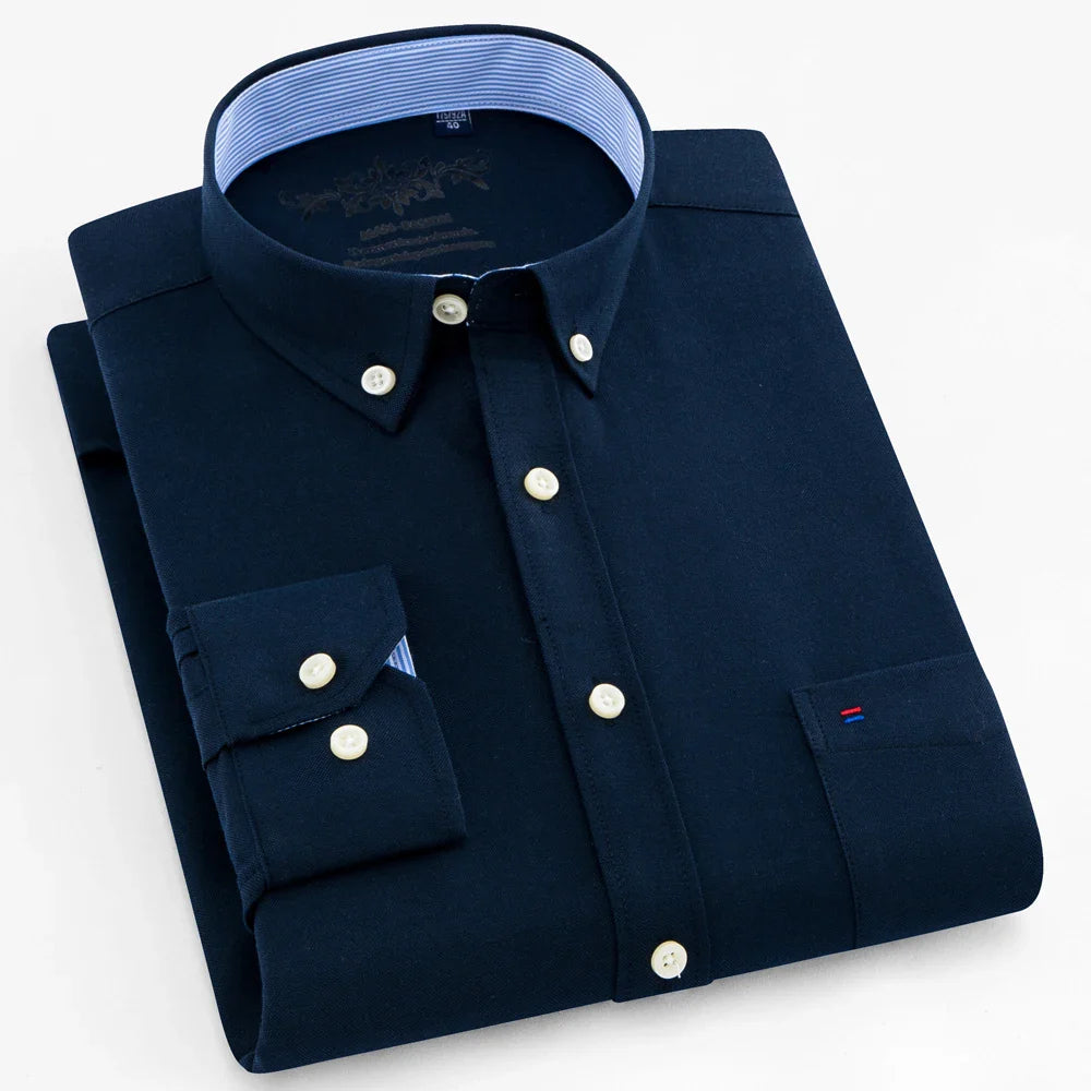 Klyne - Camisa elegante de algodão