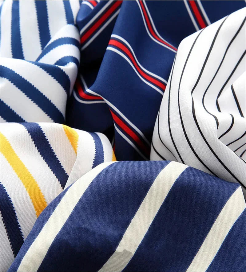 Klyne - Camisa casual às riscas para homem