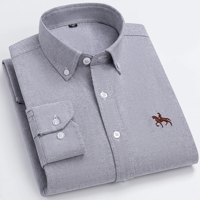 Klyne - Camisa elegante de algodão