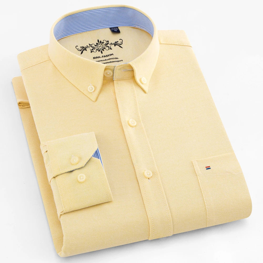 Klyne - Camisa elegante de algodão