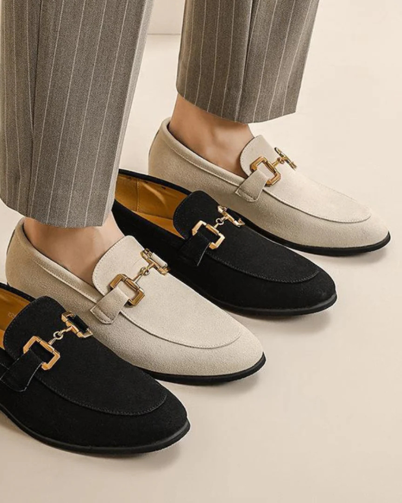 Mocassins de camurça de luxo