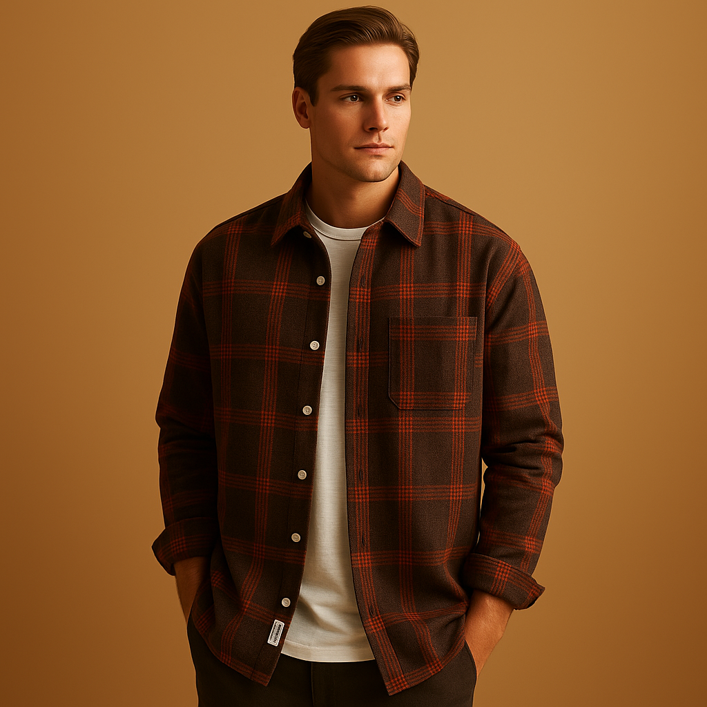 Roupa casual com excesso de brilho para os homens | Dirk