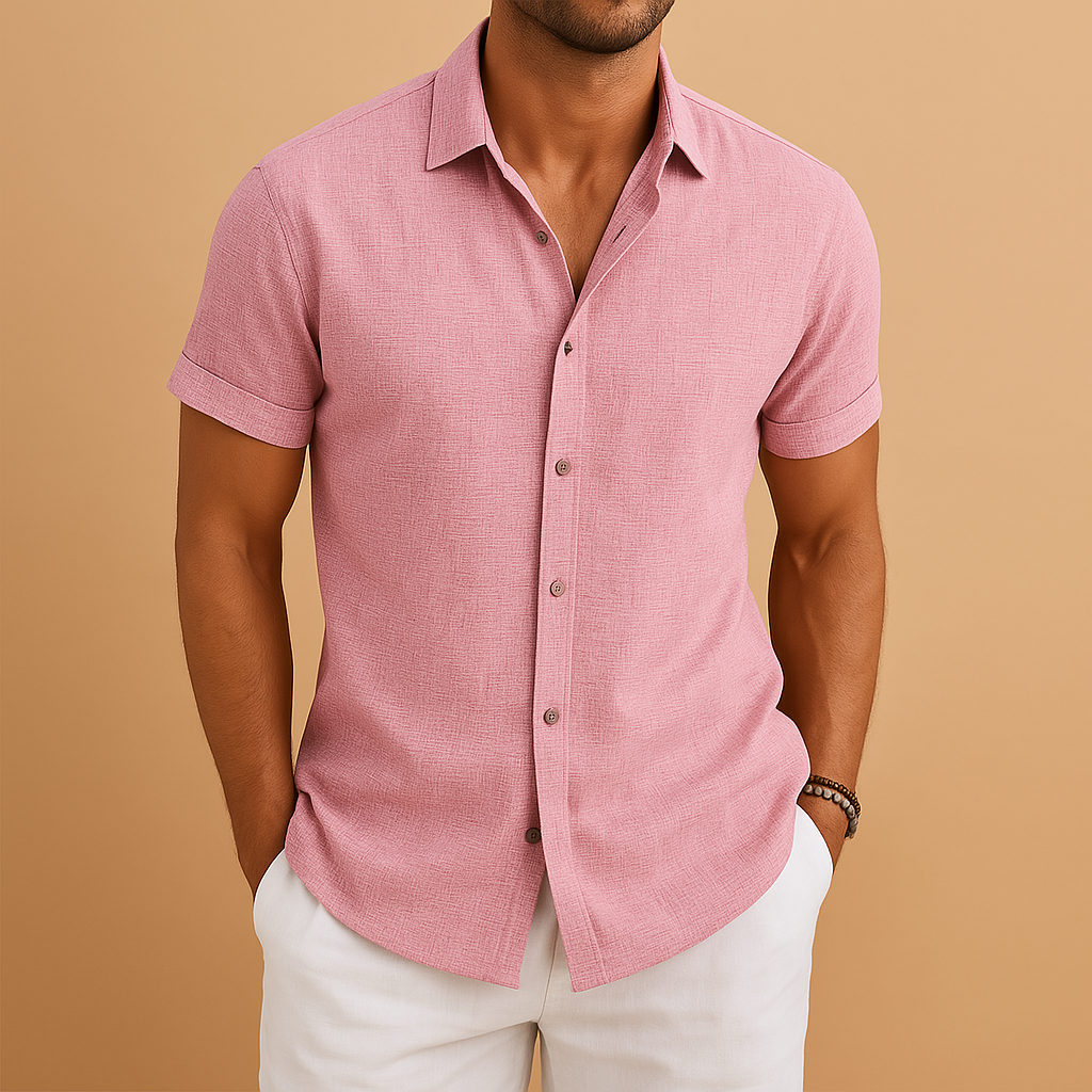 Niels | Modern casual overhemd com uma estrutura de segurança para homens