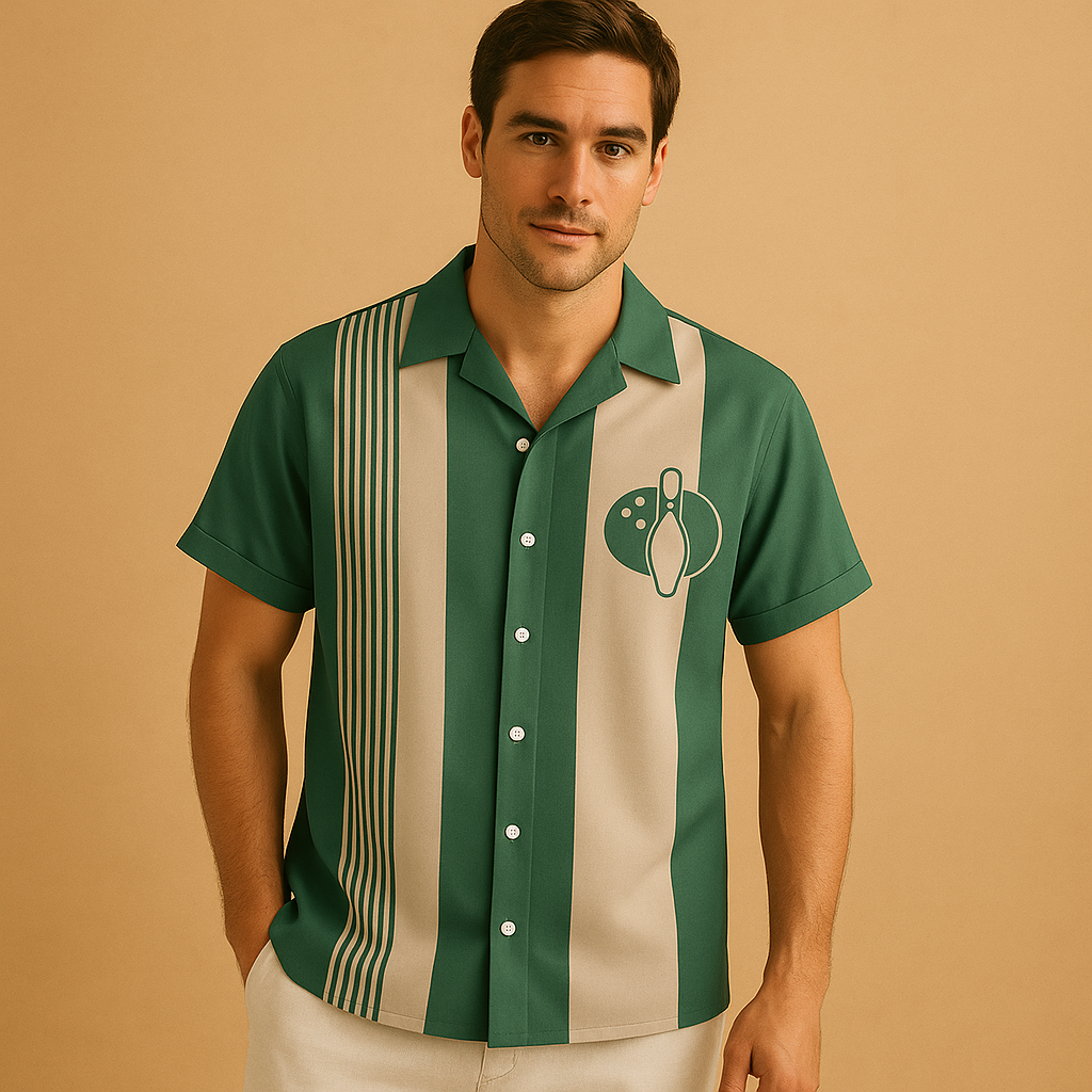 Camisola com estampado retro para homem | Gravatas