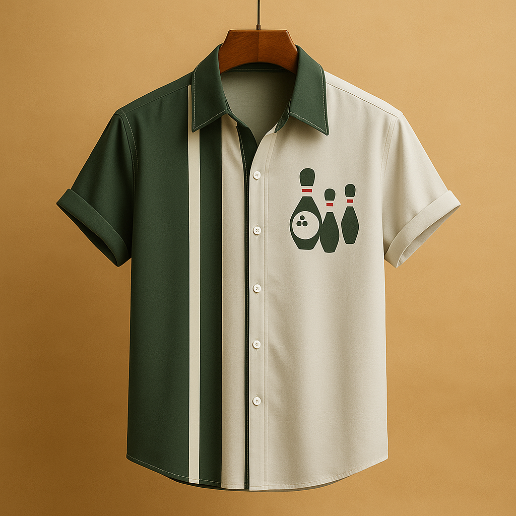 Camisola com estampado retro para homem | Gravatas